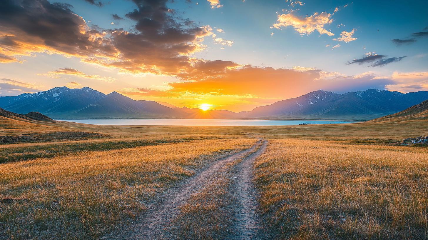 Вид на Иссык-Куль