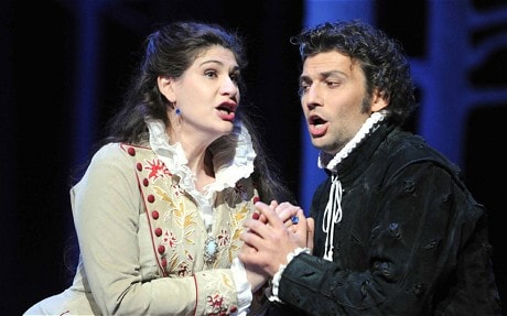 С Аней Хартерос в «Доне Карло» в Королевском оперном театре в 2013 году
